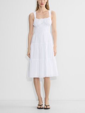 Aritzia Martine poplin midi dress